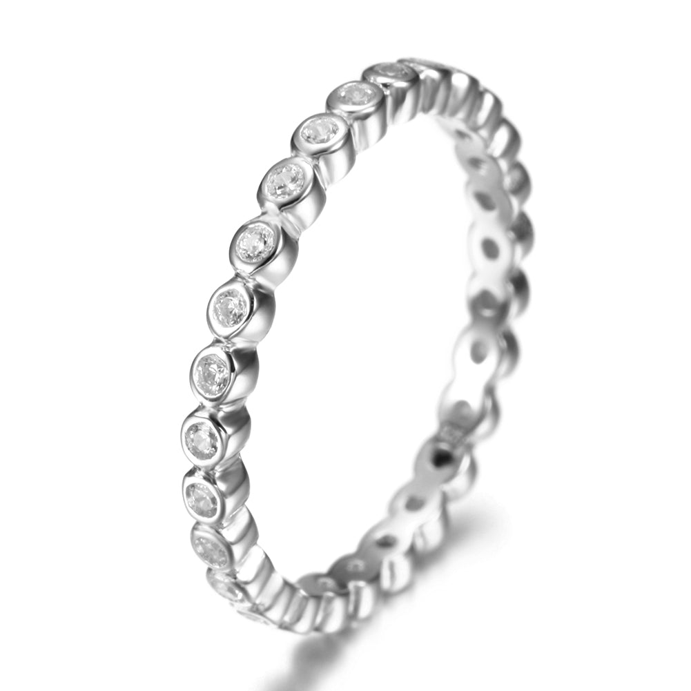 Full Diamond Creative Circular Ring-SSR069
