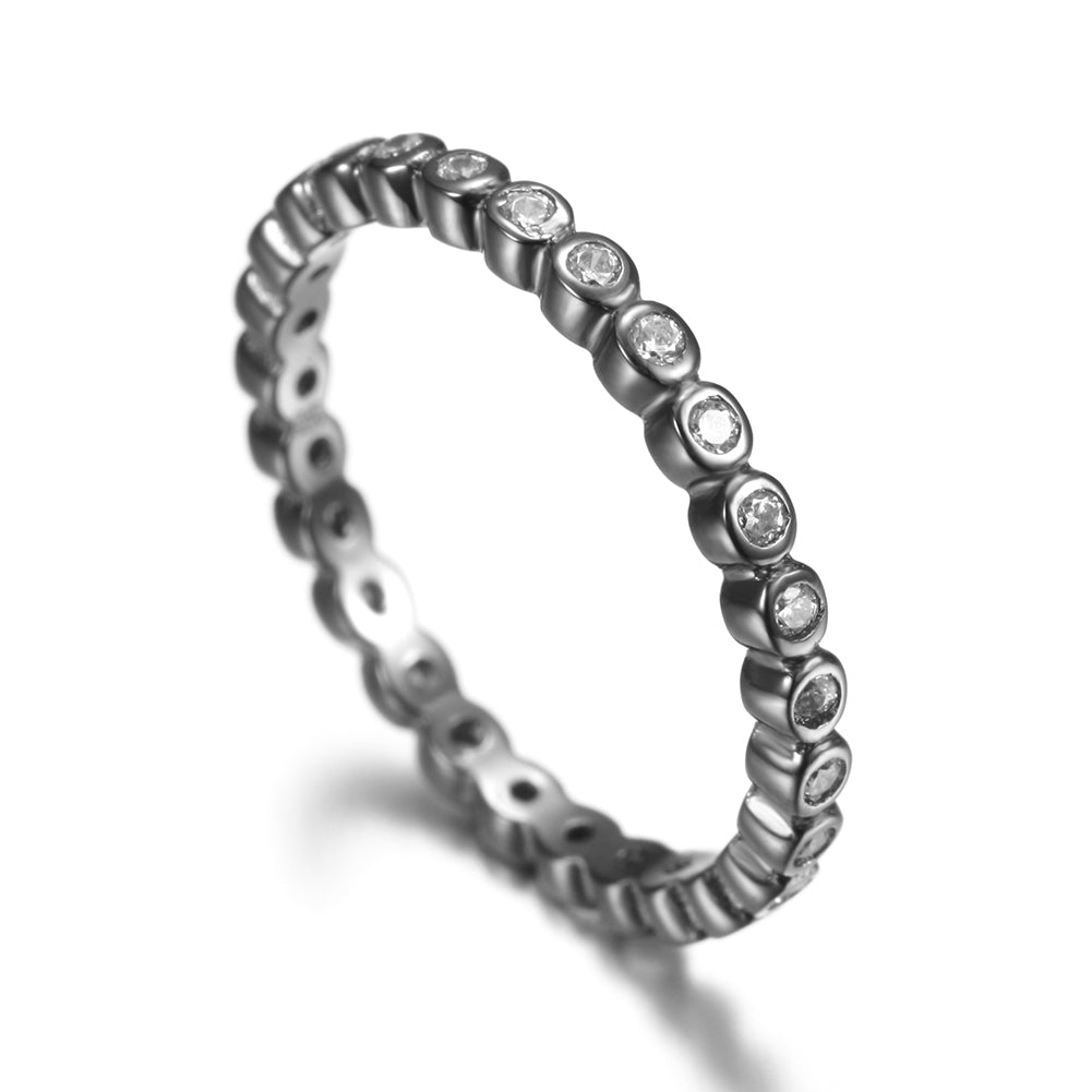 Full Diamond Creative Circular Ring-SSR069