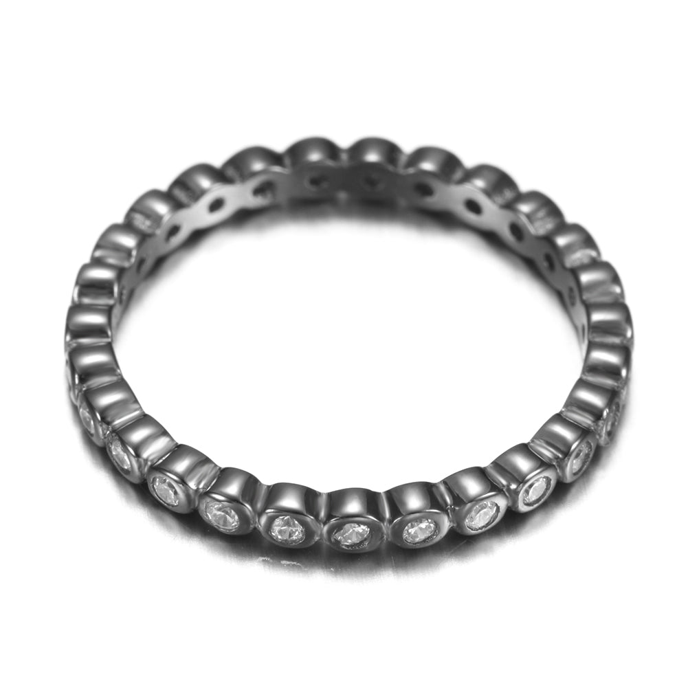 Full Diamond Creative Circular Ring-SSR069