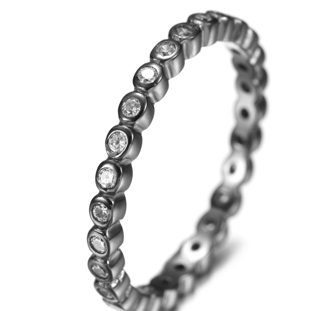 Full Diamond Creative Circular Ring-SSR069