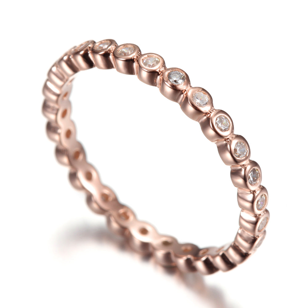 Full Diamond Creative Circular Ring-SSR069