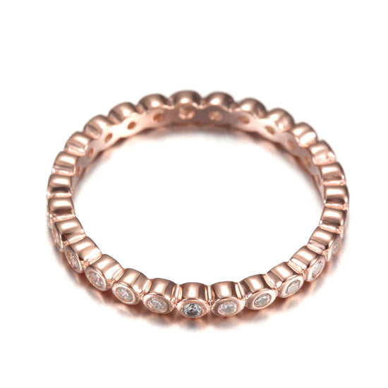 Full Diamond Creative Circular Ring-SSR069