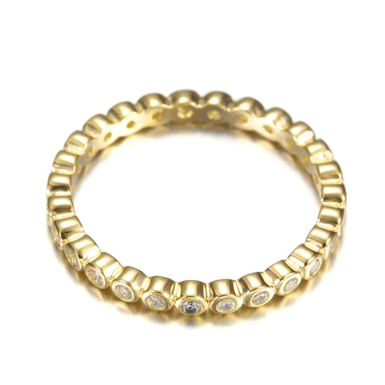 Full Diamond Creative Circular Ring-SSR069