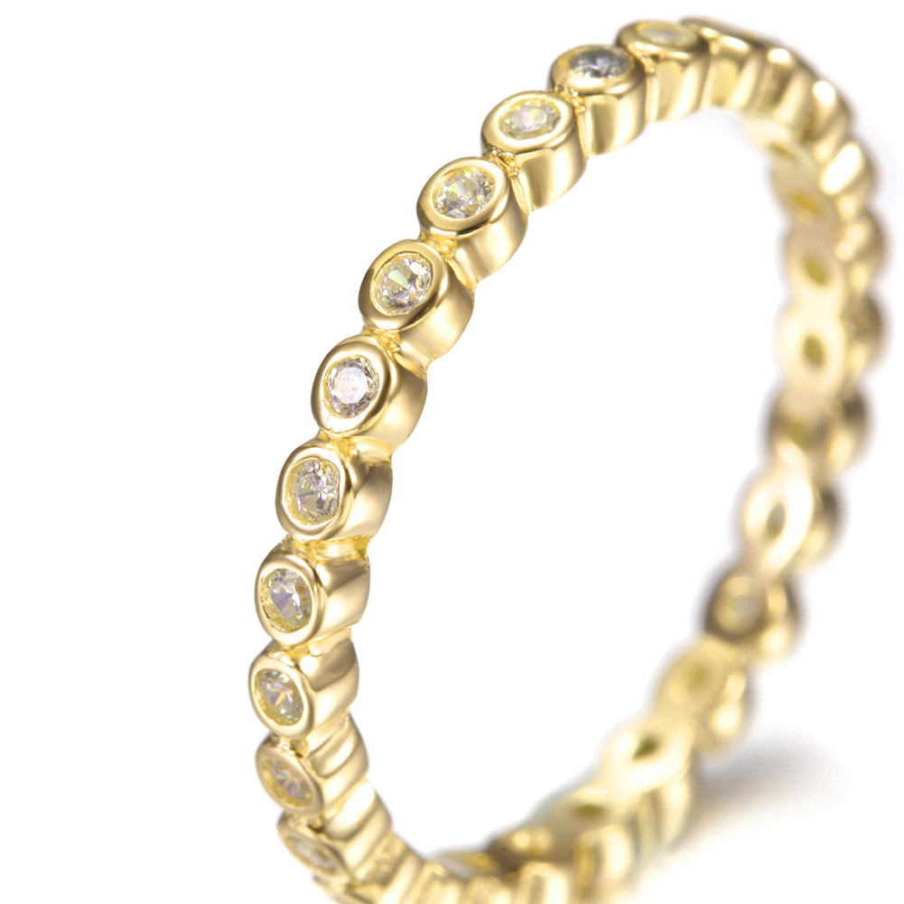 Full Diamond Creative Circular Ring-SSR069