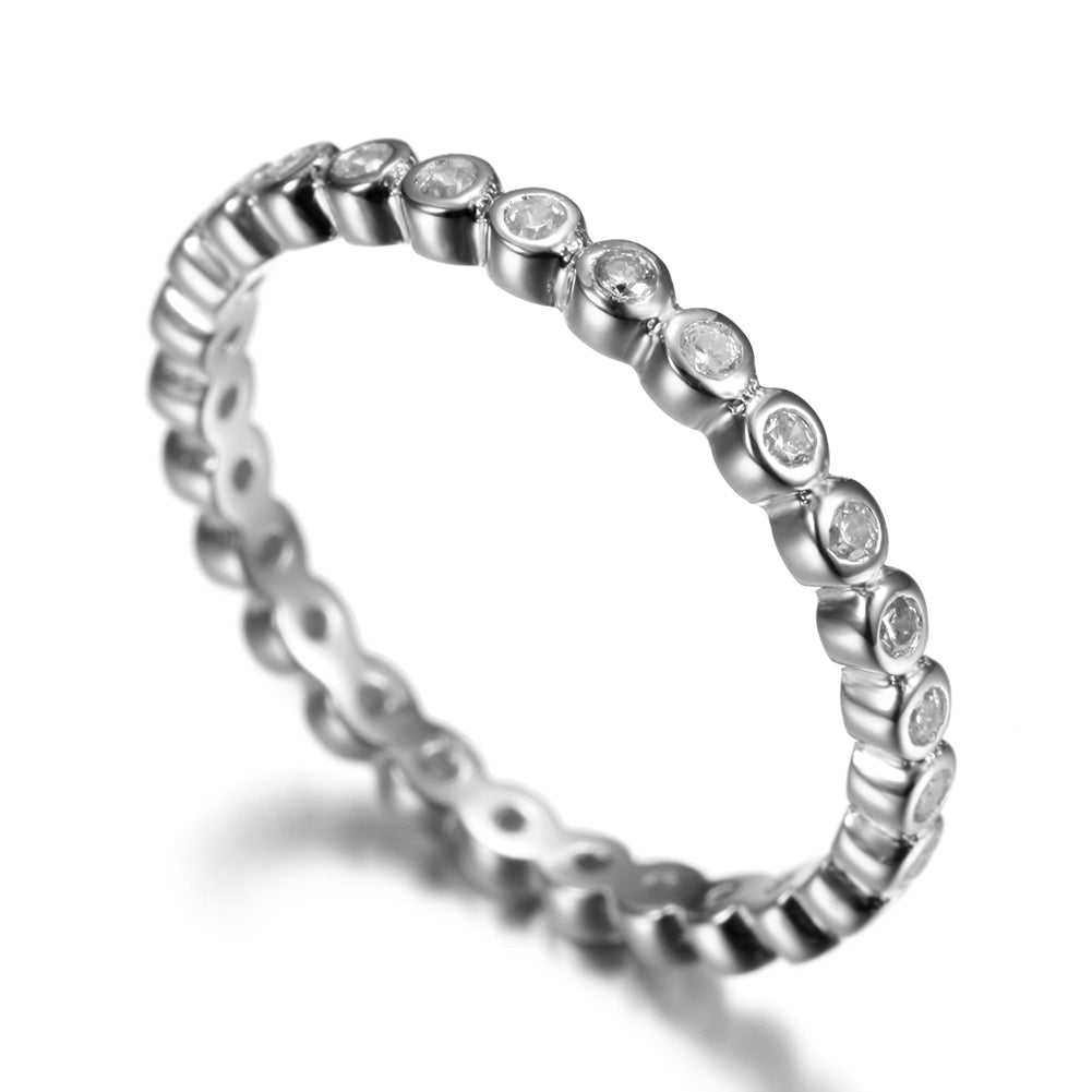 Full Diamond Creative Circular Ring-SSR069