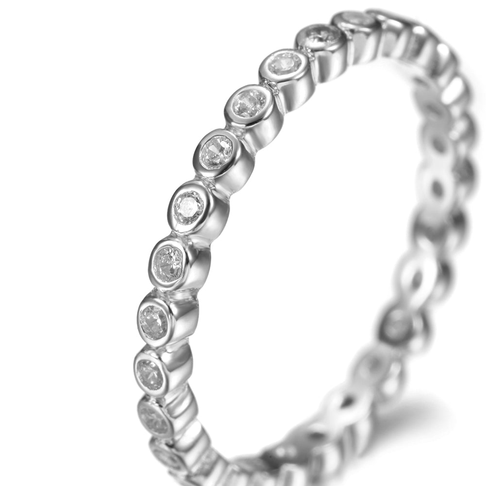 Full Diamond Creative Circular Ring-SSR069