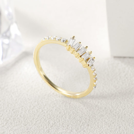 Creative gemstone smooth ring-SSR073