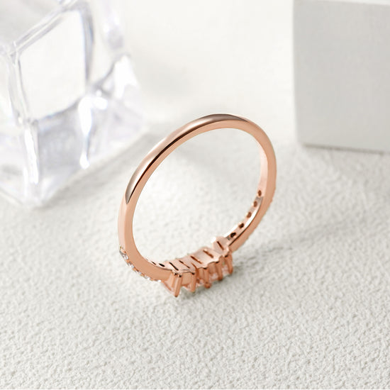 Creative gemstone smooth ring-SSR073