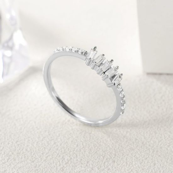 Creative gemstone smooth ring-SSR073