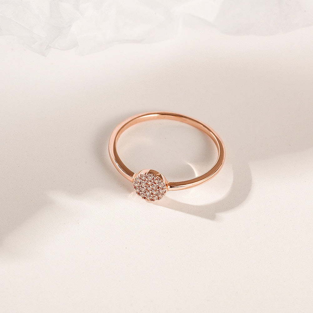 Rose Gold Creative Ring-SSR076RGZD