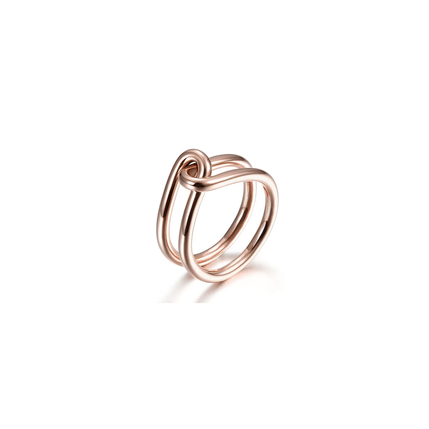 Rose Gold Love Knot Ring