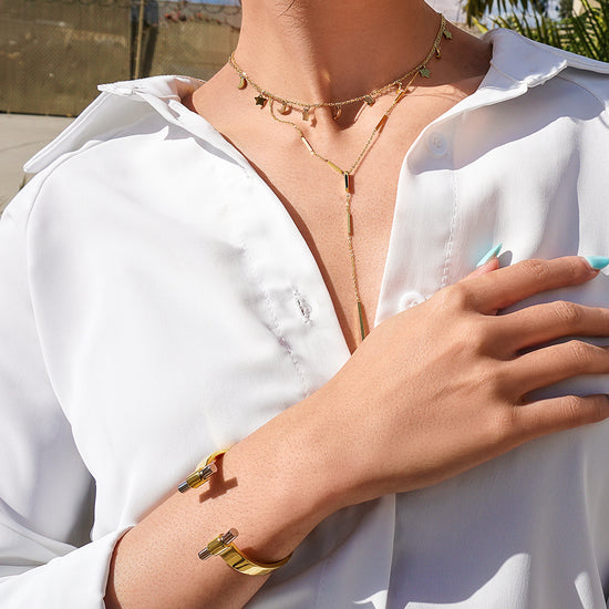 Linear Y-Necklace