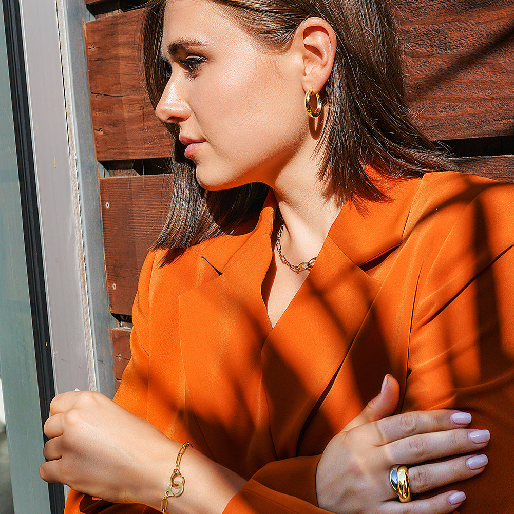 Open Hoop Earrings