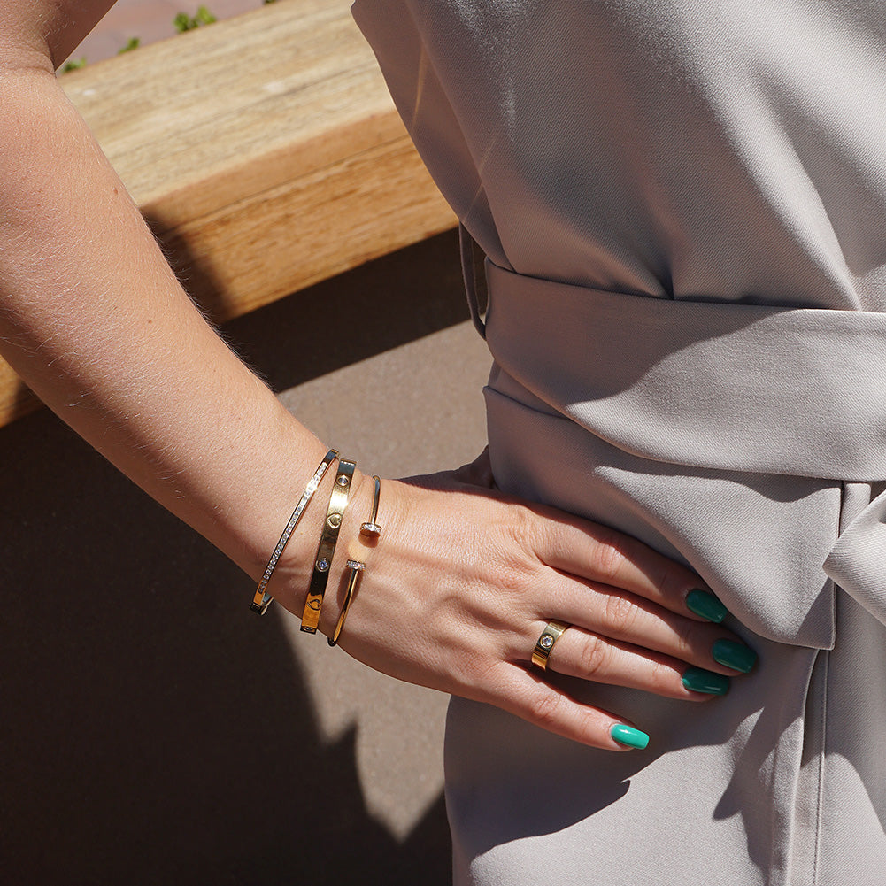 Cartier Juste Un Clou Bracelet Stack Layering Cartier Juste Un