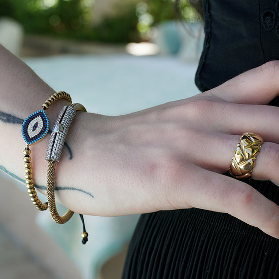 Bold Braided Ring