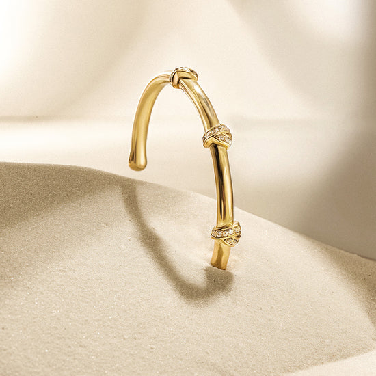 Gold Knot Cuff