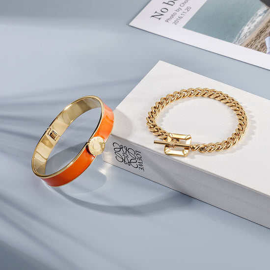 Buy Roman Letter Diamond Studded Golden Plated Bracelet Online – The  Jewelbox
