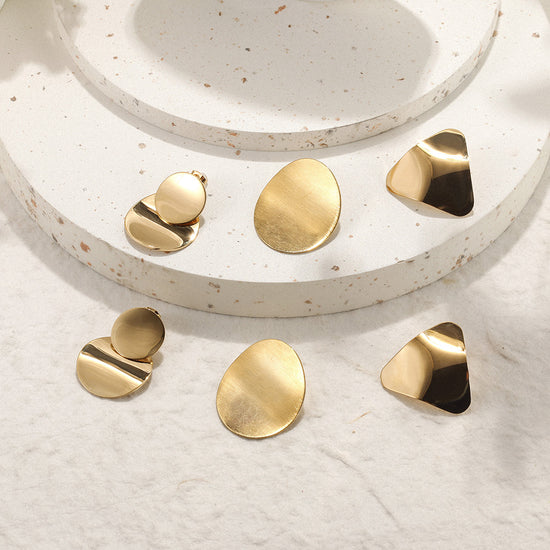 Disc Statement Earrings