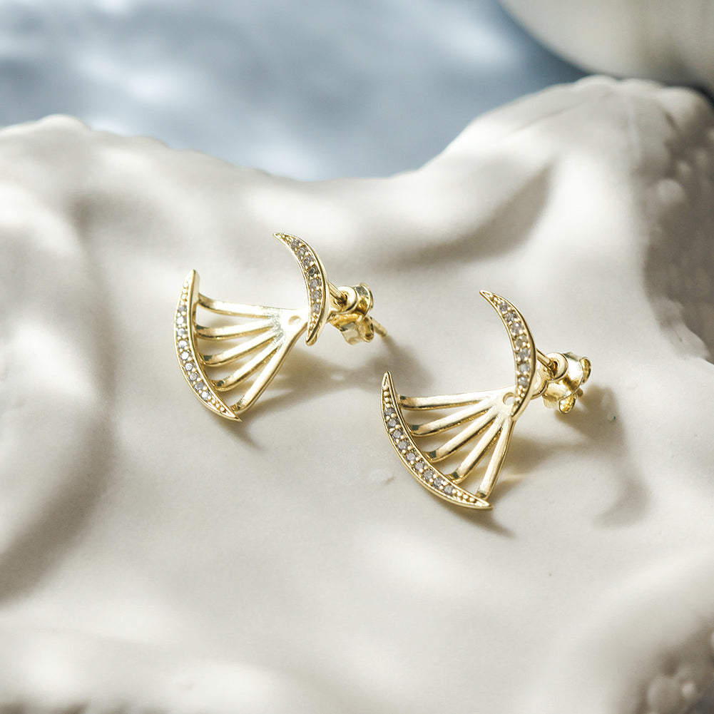 PAVÉ Eyelashes Earrings