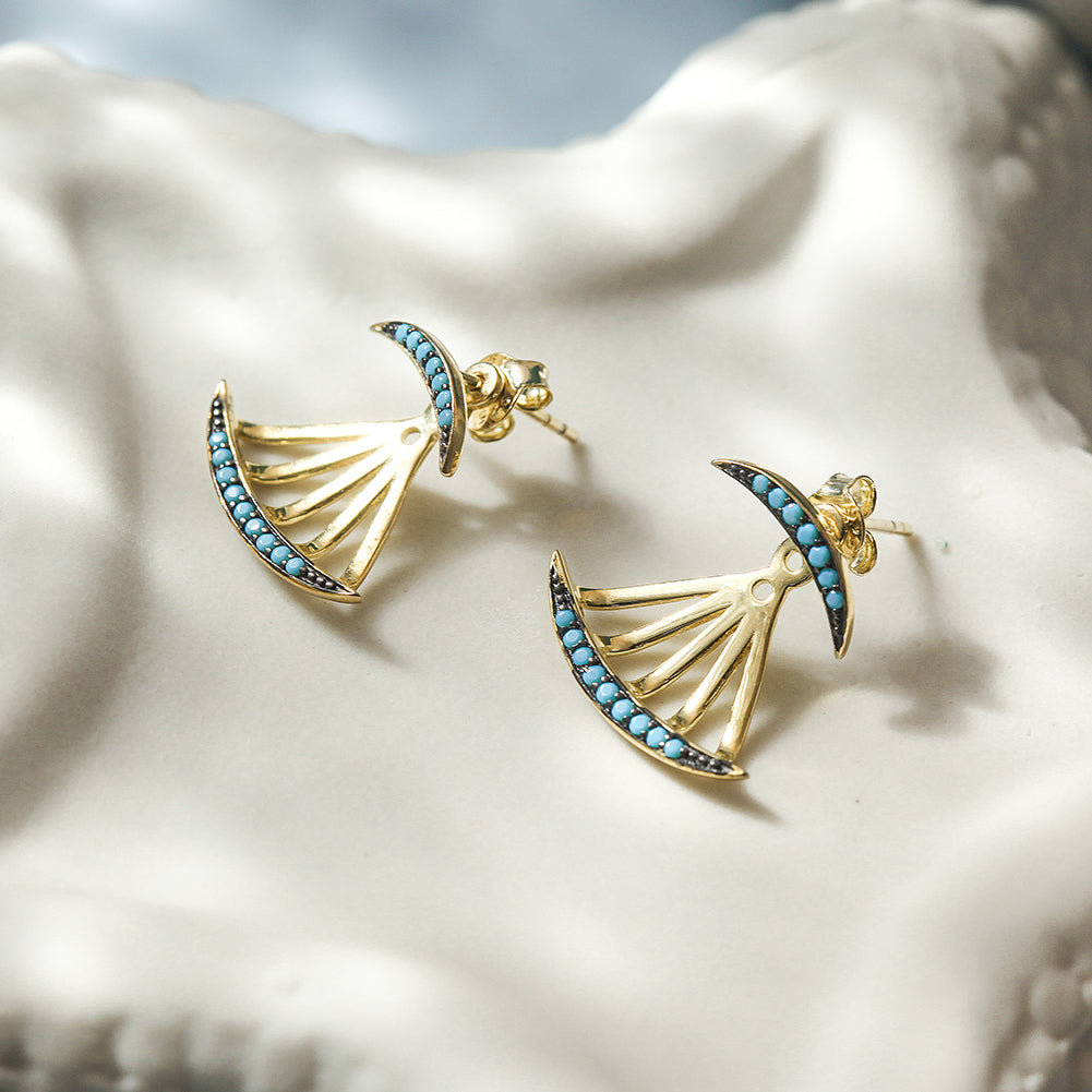 Load image into Gallery viewer, PAVÉ Eyelashes Earrings

