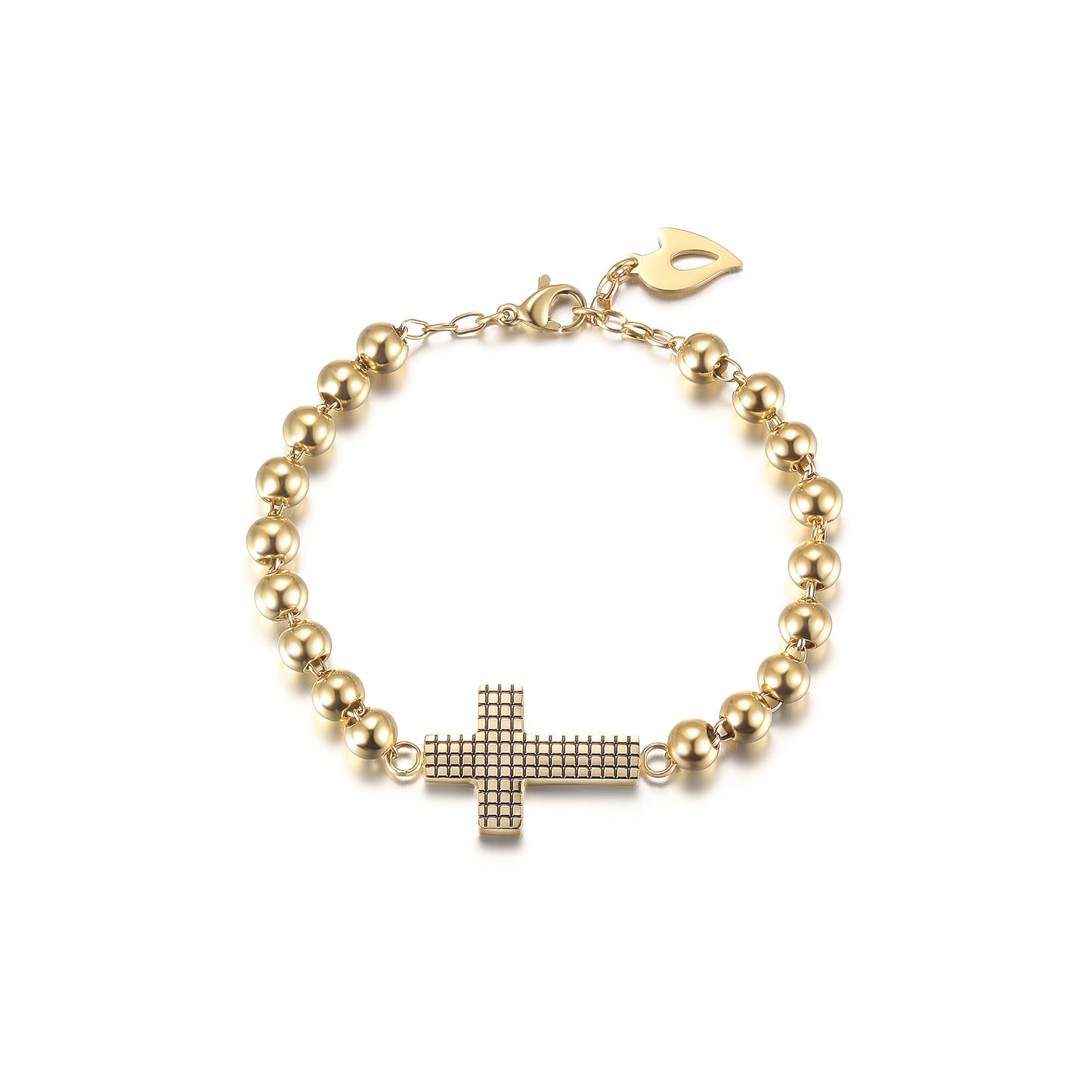 Horizontal cross Beaded Bracelet