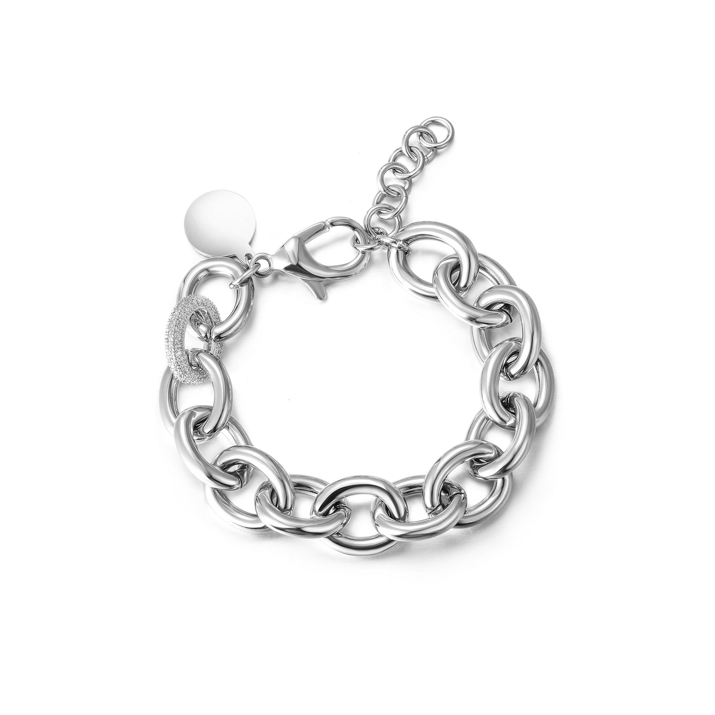 Engravable Vintage Link Bracelet