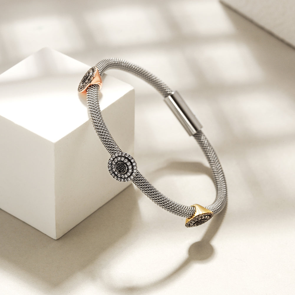 Classic 3-Tone Station Bangle