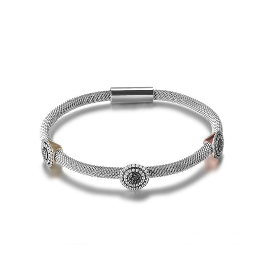 Classic 3-Tone Station Bangle