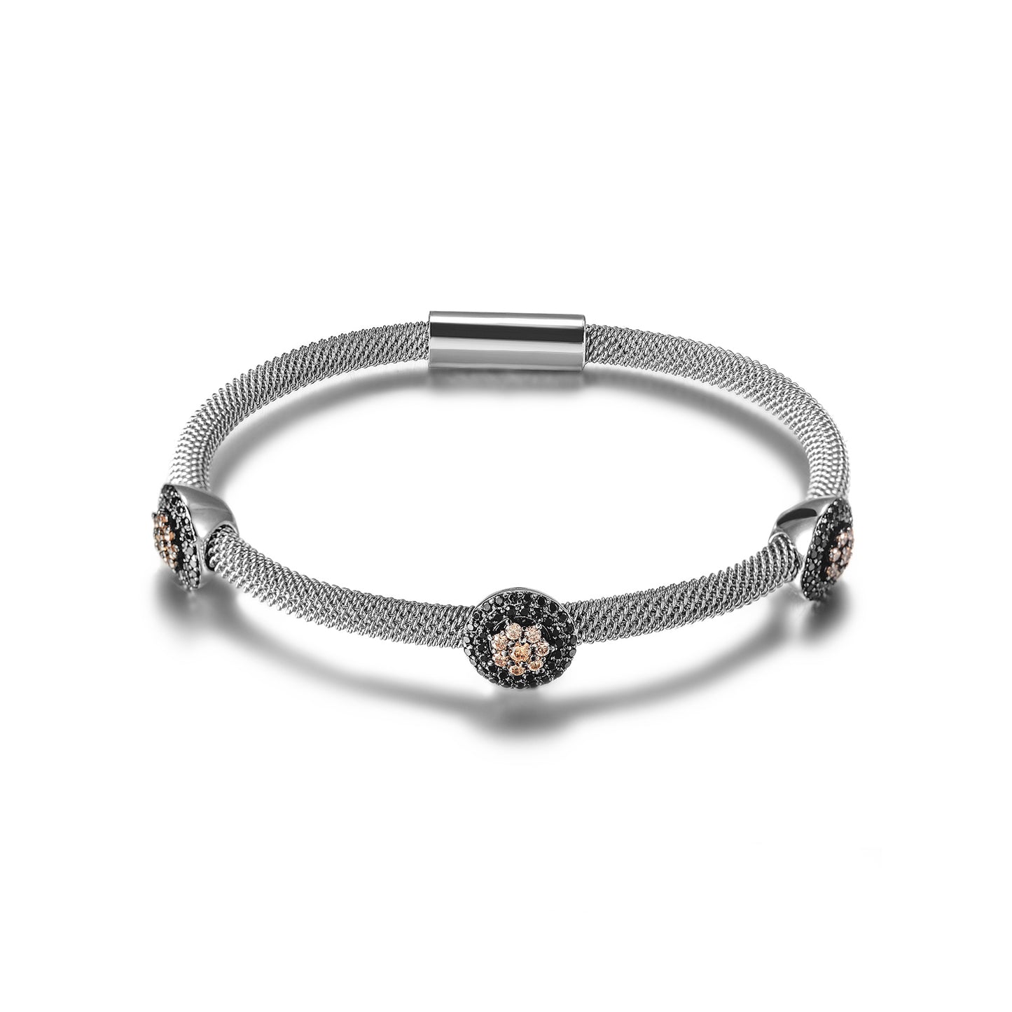 Flower Cable Station Bangle