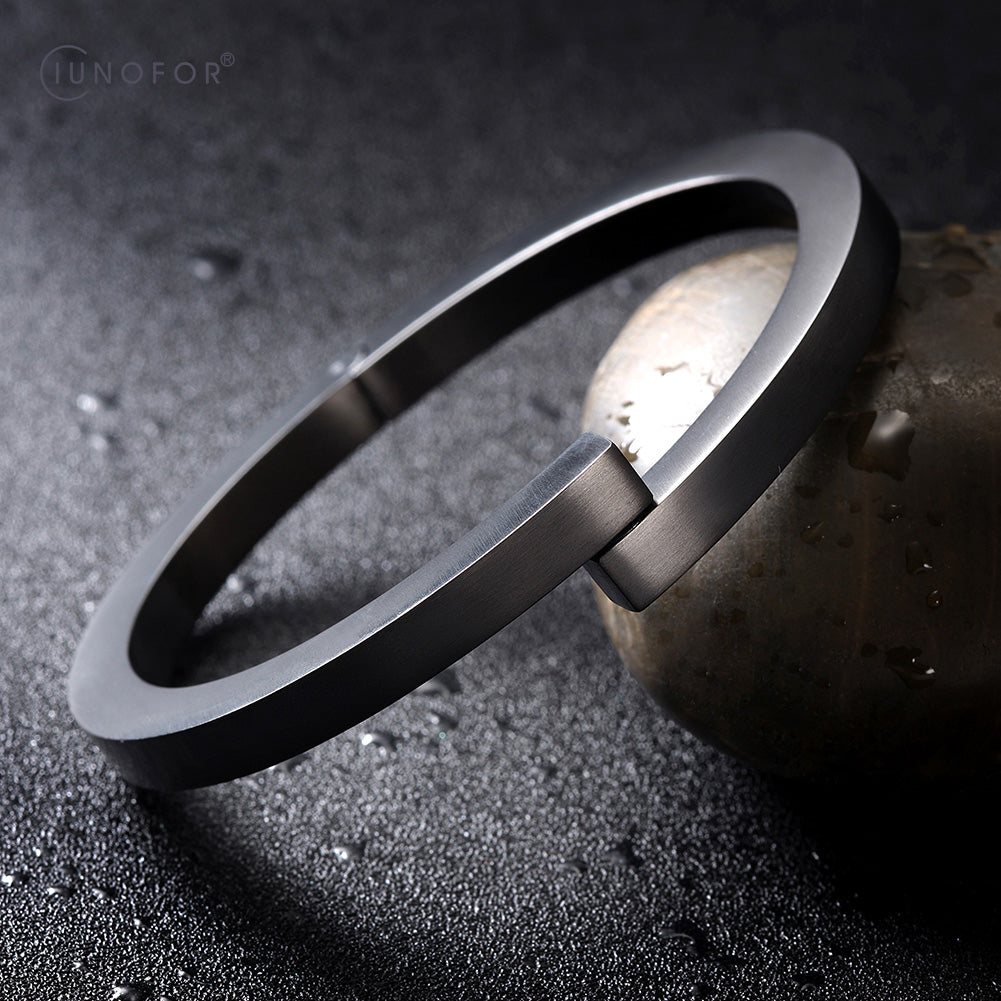 Magnetic Bracelet Clasp Silver Sandstone Finish Round Neodymium (CK-035)