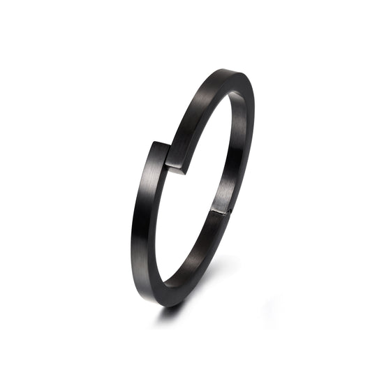 Magnetic Clasp Plain Men's Bangle Bracelet