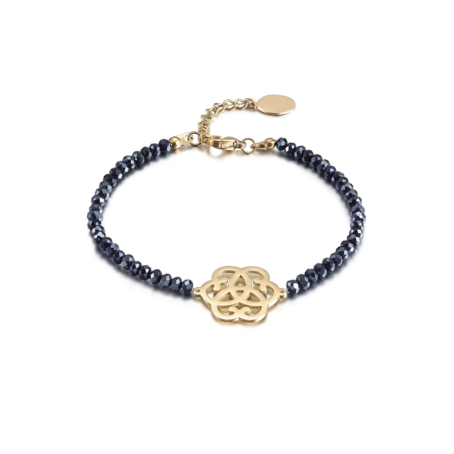 Load image into Gallery viewer, Love Knot Beaded Stone Bracelet
