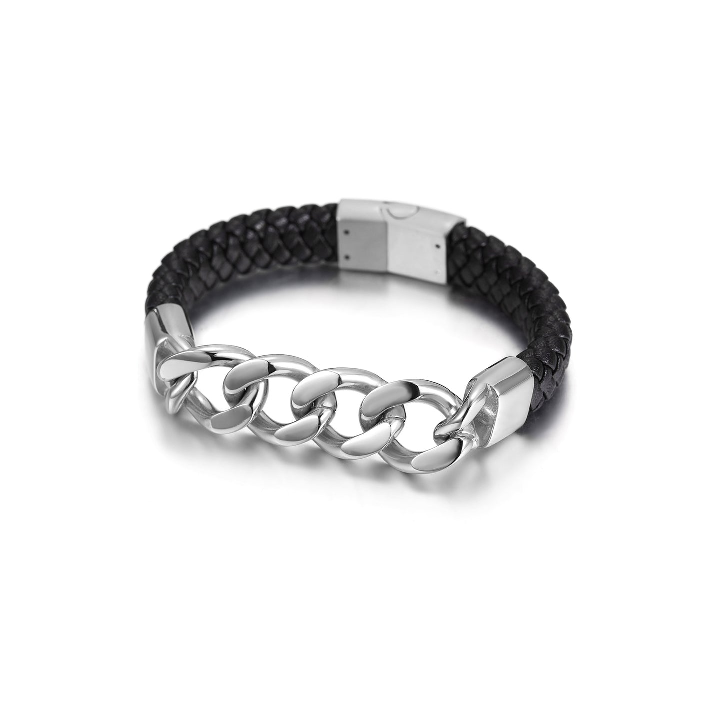 Thin Black Leather Bracelet | Rincon 6.5 Xs