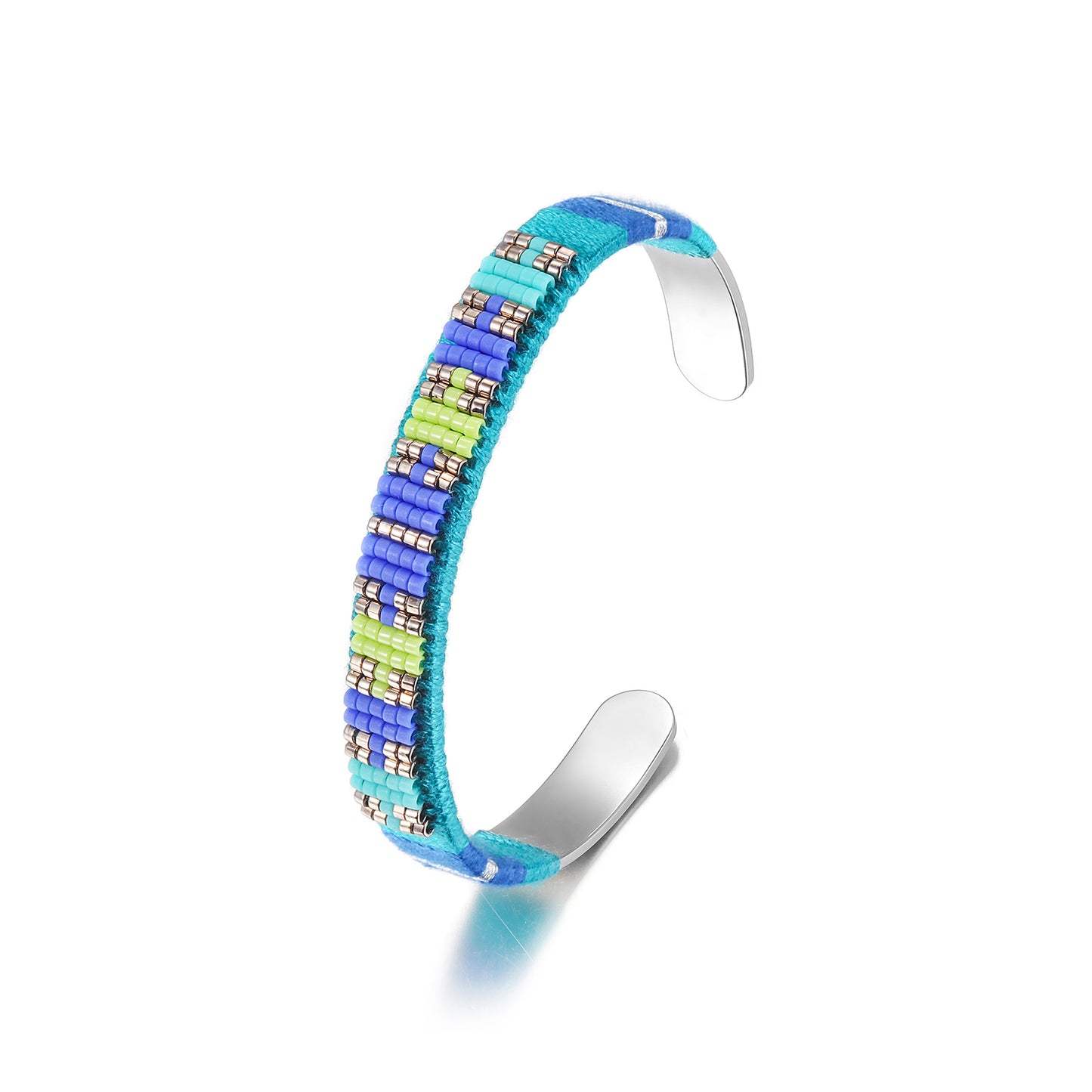 Woven Beaded Bangle