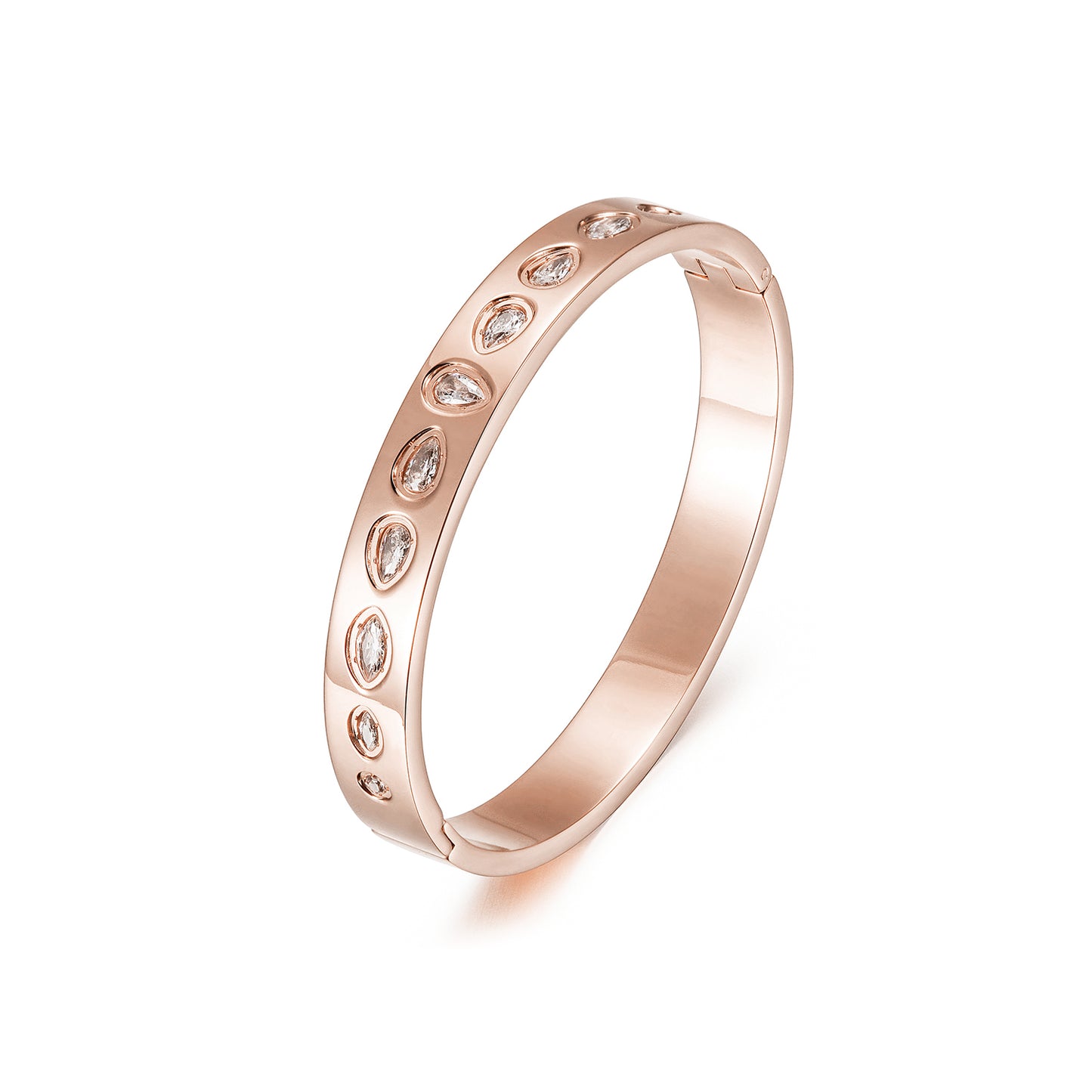 Engravable CZ Bangle