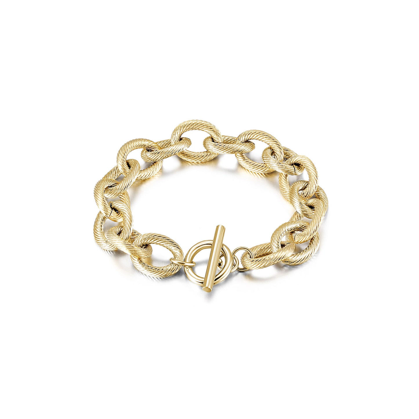 Twisted Wire Link Bracelet