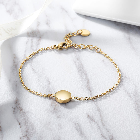 Smooth Disc Bracelet