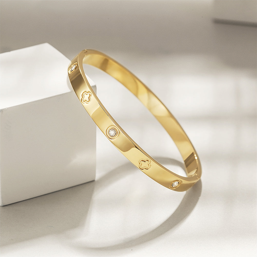 Shiny PAVÉ Bangle Bracelet – Ciunofor