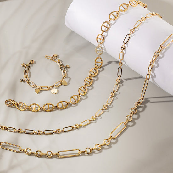 LAUREN PAPERCLIP BOLO NECKLACE