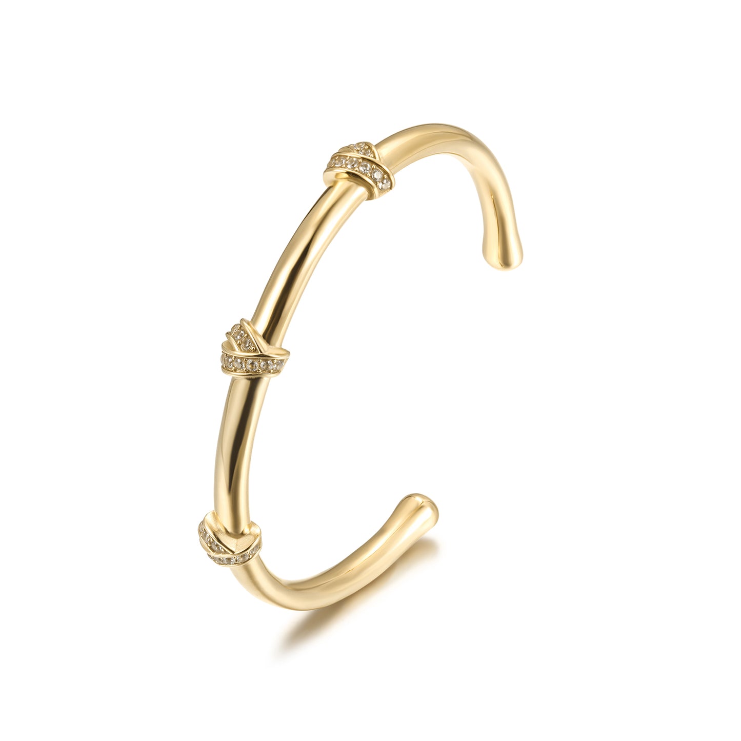 Load image into Gallery viewer, Gold Knot Cuff
