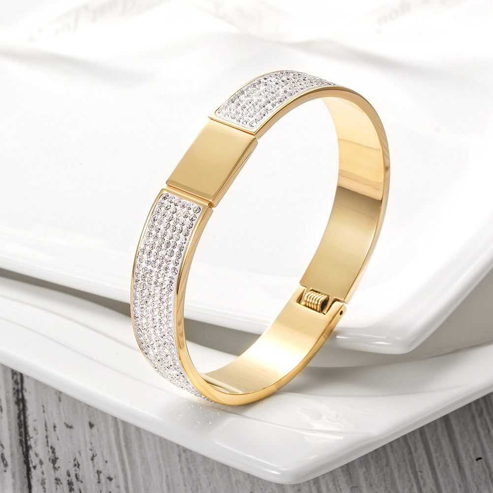 Shiny PAVÉ Bangle Bracelet – Ciunofor