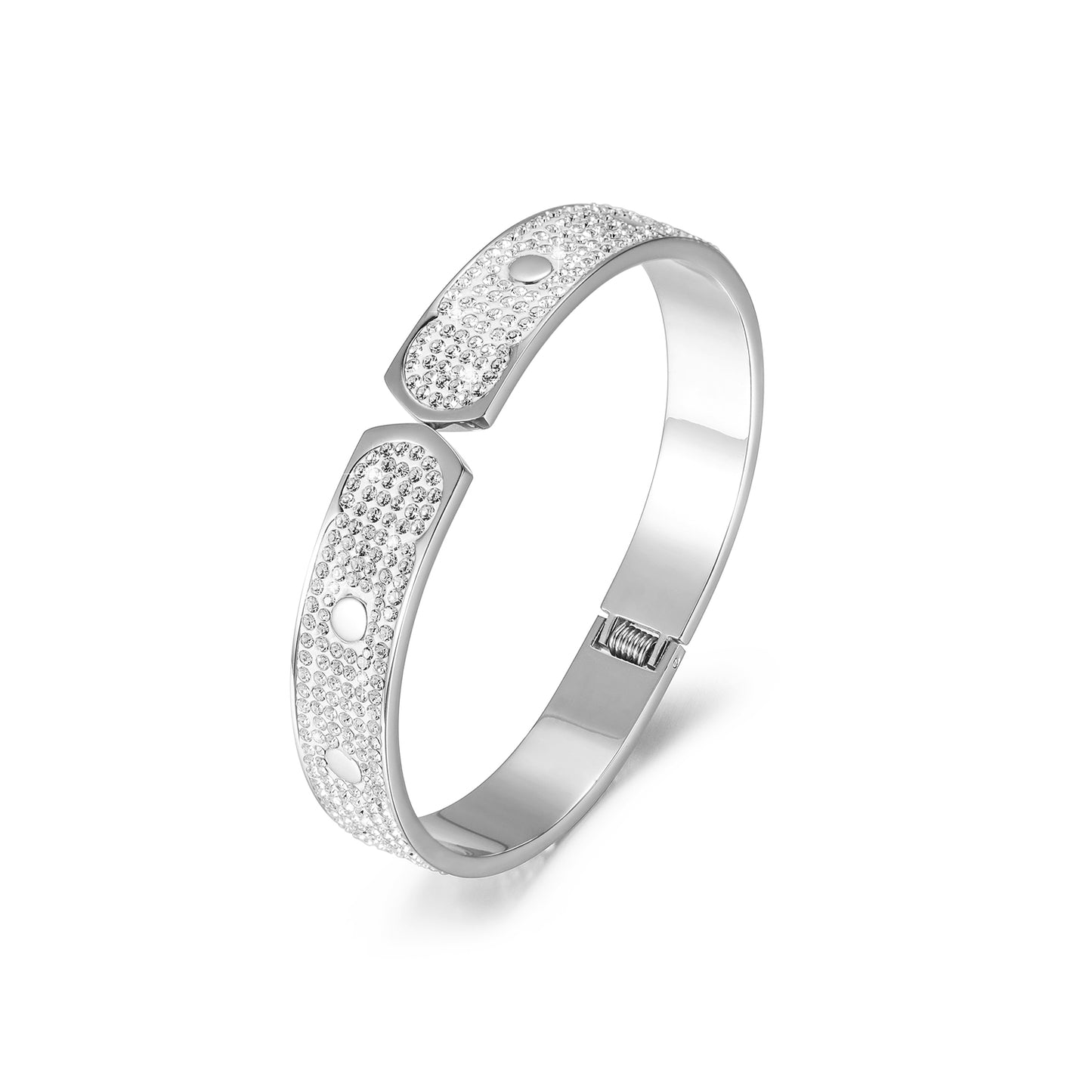 WIDE PAVÉ BANGLE