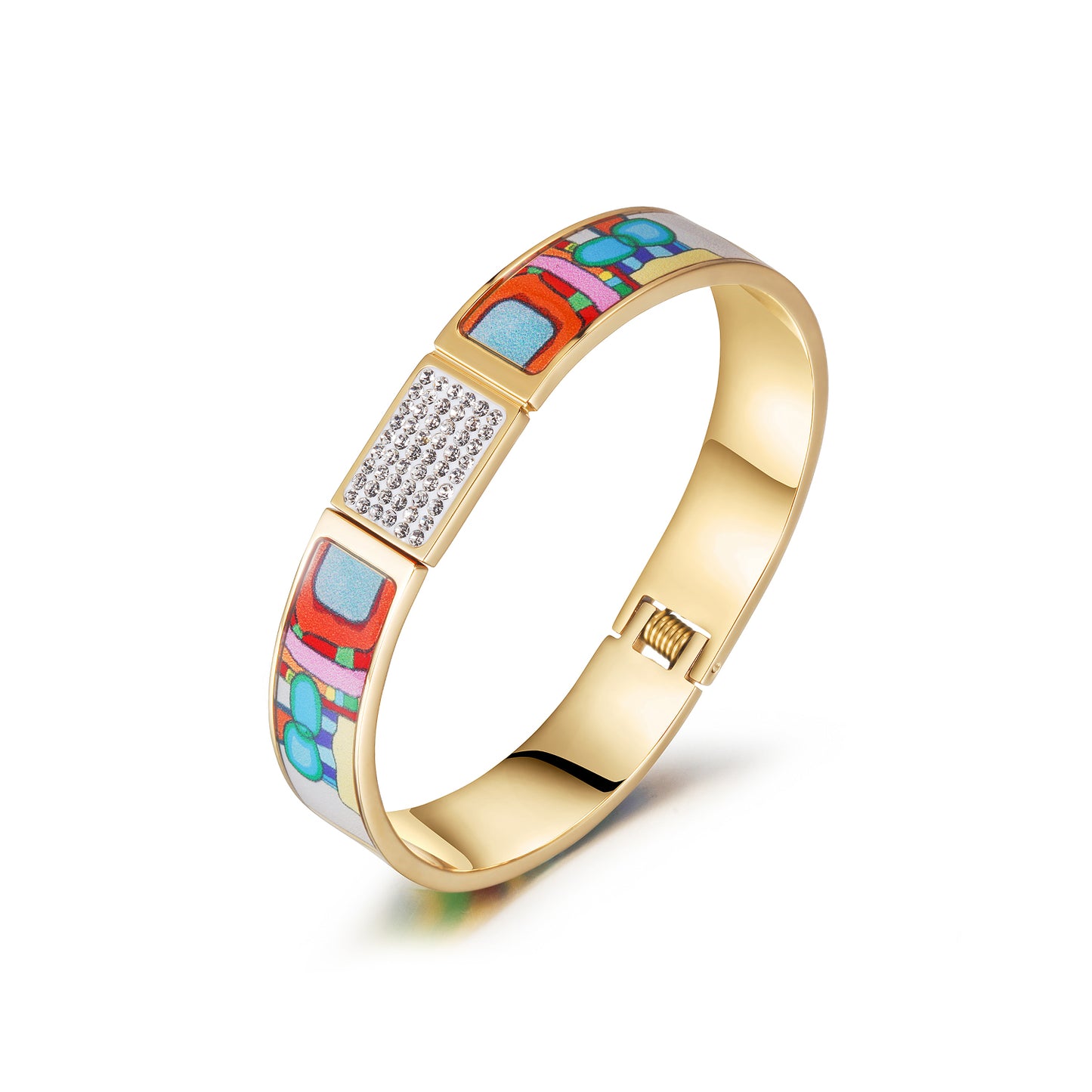 Multicolor Retro Style Bangle