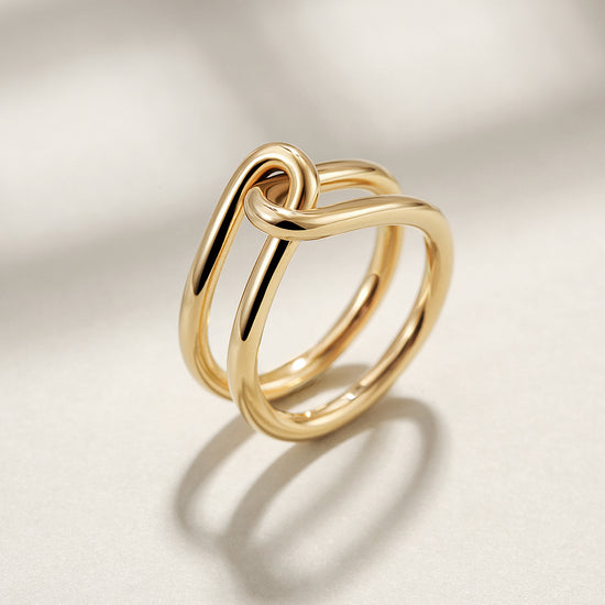 Gold Love Knot Ring