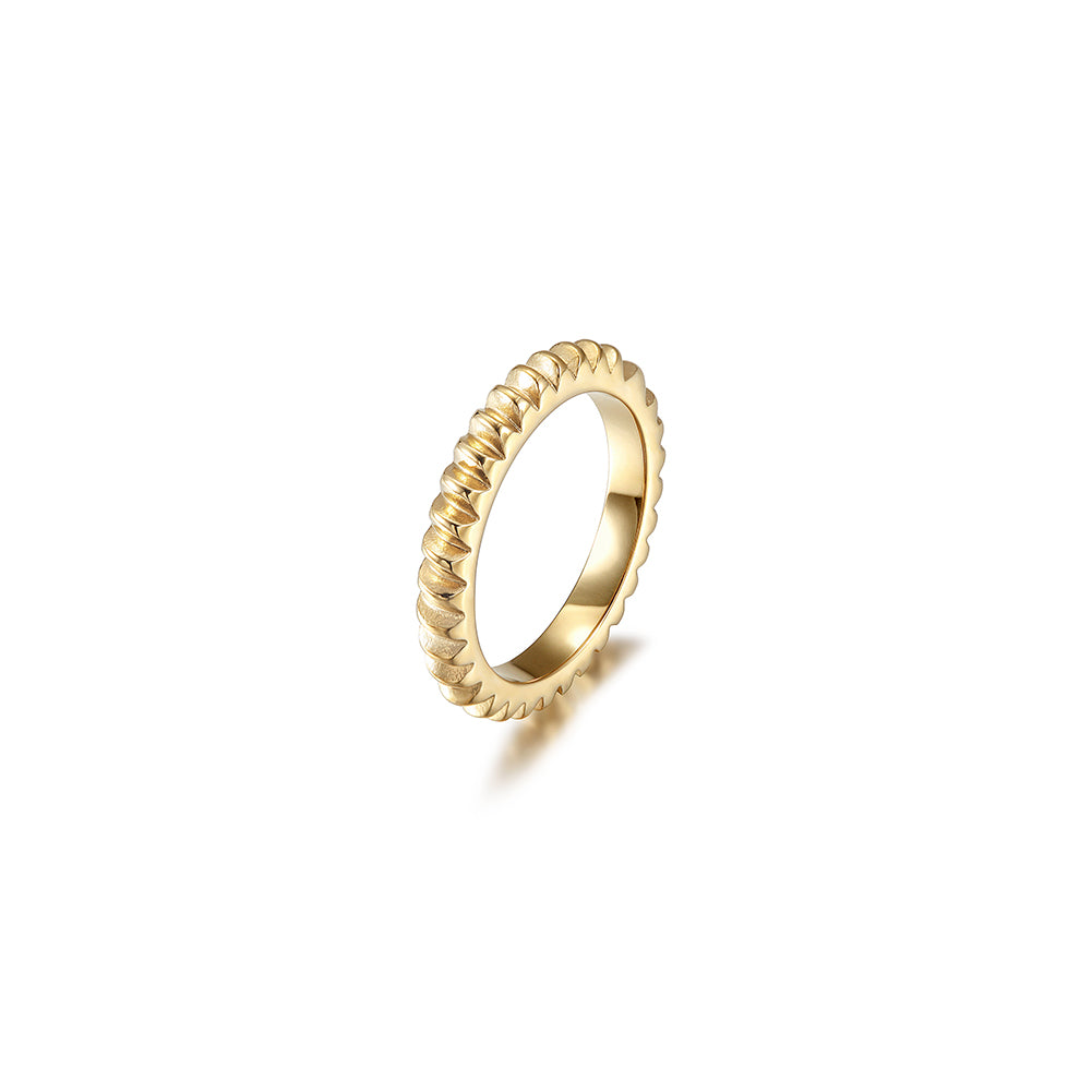 Load image into Gallery viewer, Ribbed Stackable Ring
