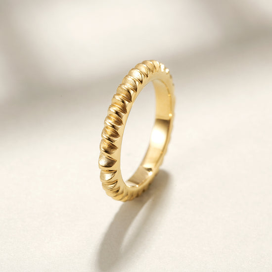 Load image into Gallery viewer, Ribbed Stackable Ring
