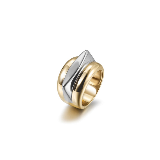 Two-Tone CURVE Ring