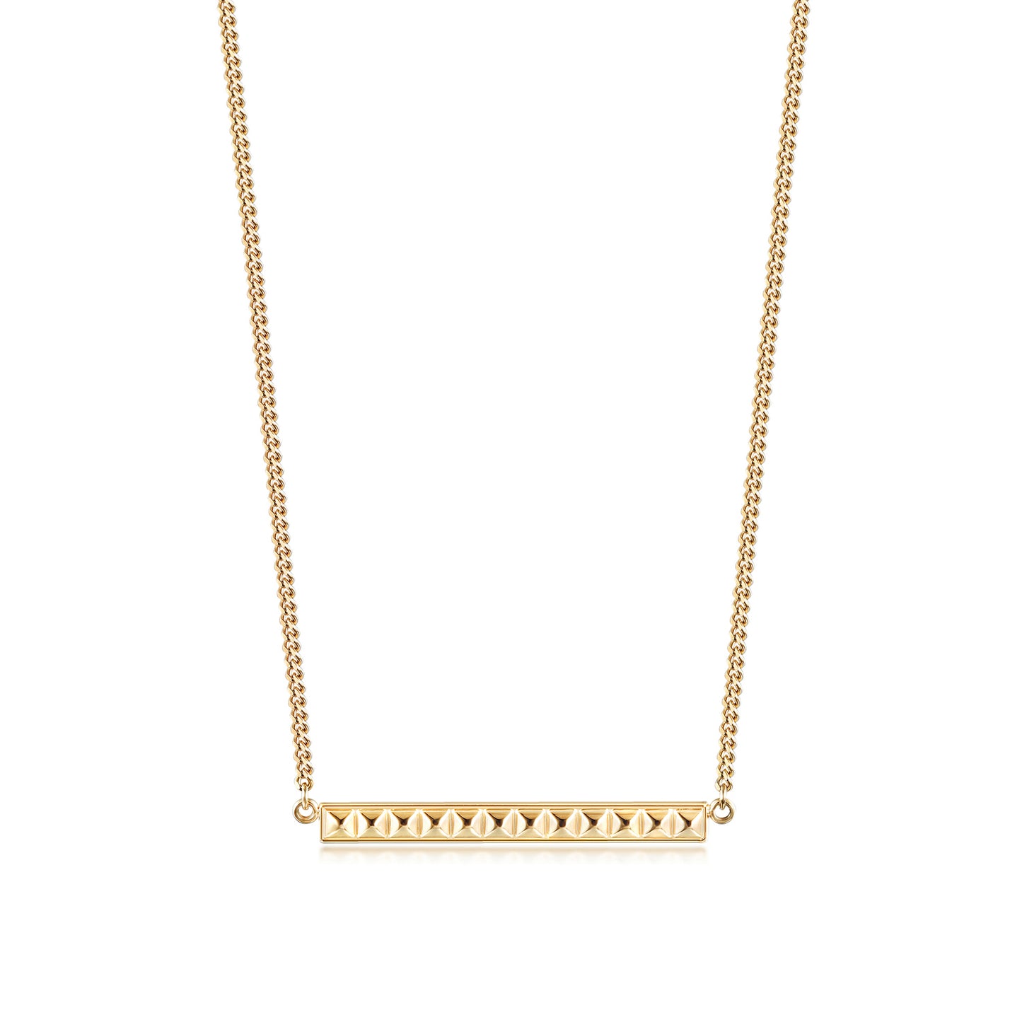 PYRAMID BAR NECKLACE