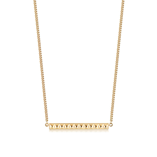 PYRAMID BAR NECKLACE