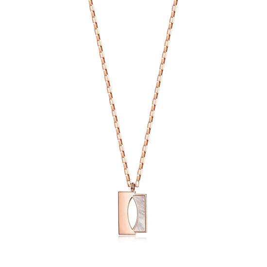 SQUARE SHELL NECKLACE